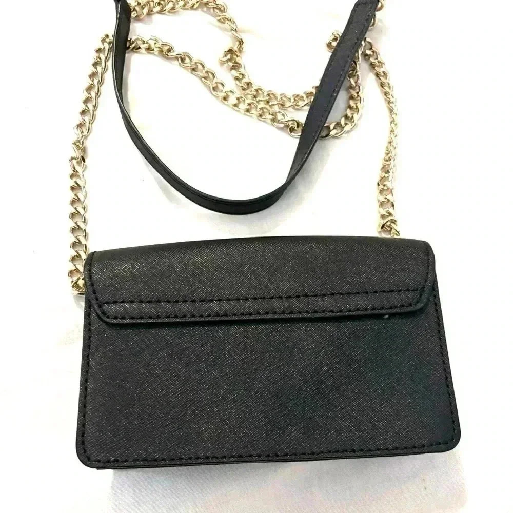 Michael kors black leather crossbody handbag - Picture 2 of 10
